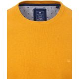 Redmond Casual Trui ronde hals geel, Effen