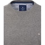 Redmond heren trui katoen - O-hals - grijs