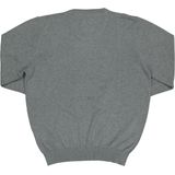 Redmond heren trui katoen - O-hals - grijs