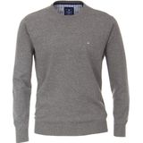 Redmond heren trui katoen - O-hals - grijs