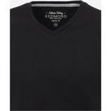 Redmond - T-shirt - Zwart - Regular Fit - Korte Mouw - V-hals