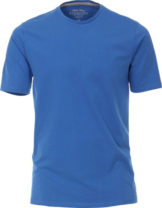 Redmond - T-shirt - Blauw - Regular Fit - Korte Mouw - O-hals
