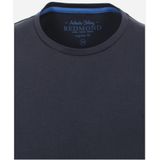 Redmond - Regular Fit - T-shirt - Blauw - 100% Katoen
