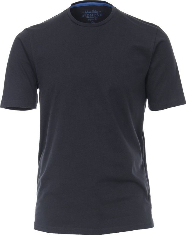 Redmond - Regular Fit - T-shirt - Blauw - 100% Katoen