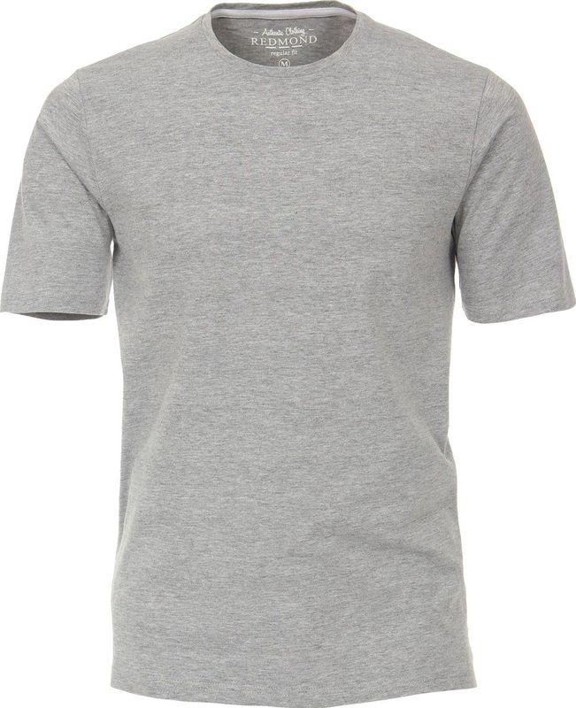 Redmond - Regular Fit - T-shirt - Grijs - Korte Mouw - O-hals