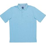Redmond regular fit poloshirt - turquoise melange