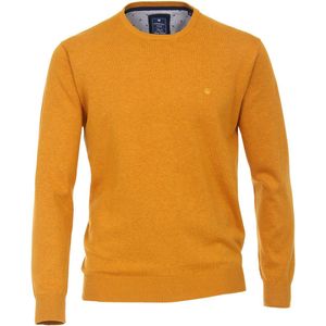 Redmond Casual Trui ronde hals oranje, Effen