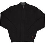 Redmond heren vest katoen - met rits - zwart