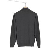 Redmond heren coltrui katoen - antraciet grijs