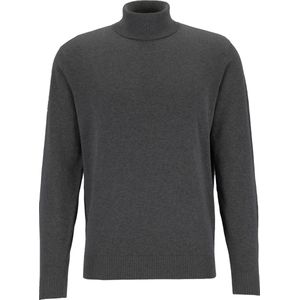 Redmond heren coltrui katoen - antraciet grijs