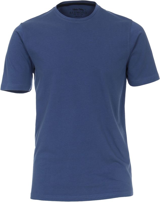 Redmond - T-shirt - Blauw - Regular Fit - Korte Mouw - O-hals