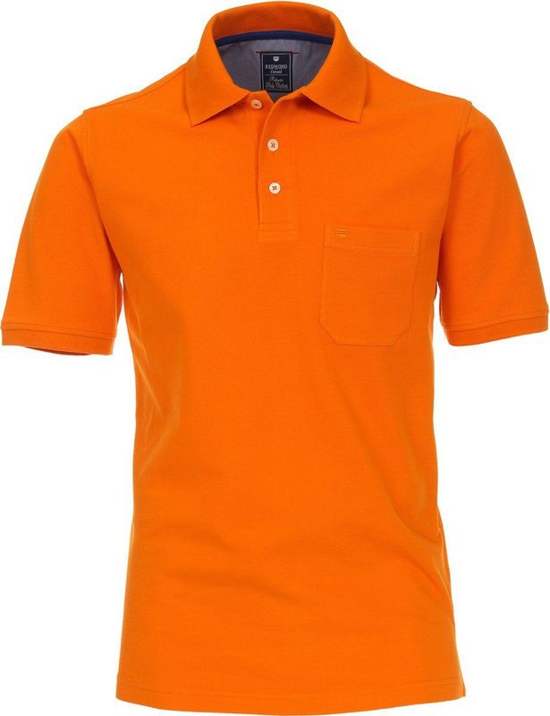 Redmond regular fit poloshirt - oranje