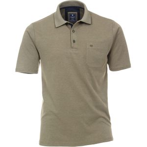 Redmond - Casual Polo Shirt - Lichtbruin - Korte Mouw