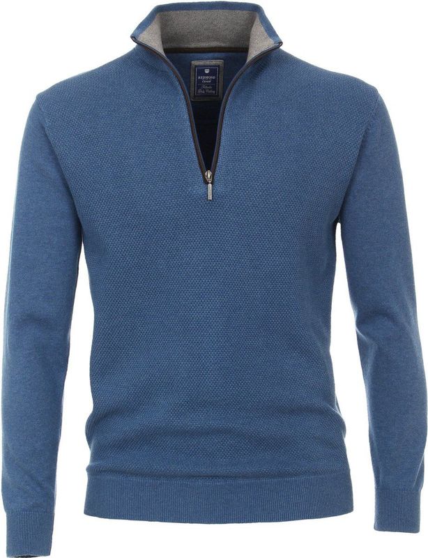 Redmond - Schipperstrui - Jeansblauw - 100% Katoen