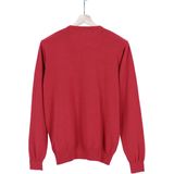 Redmond heren trui katoen - O-hals - rood