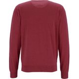 Redmond - Heren Trui - Bordeaux Rood - Katoen - O-hals
