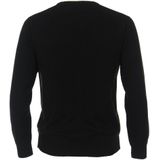 Redmond heren trui katoen - O-hals - zwart