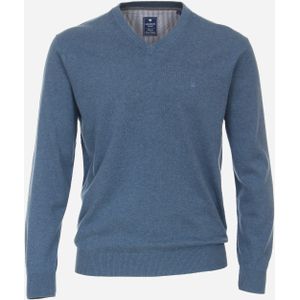 Redmond - Heren Trui - Blauw - V-hals - Katoen