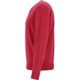 Redmond heren trui katoen - V-hals - rood