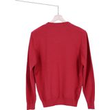 Redmond heren trui katoen - V-hals - rood