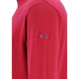 Redmond - Heren Trui - Rood - 100% Katoen - Licht Getailleerd