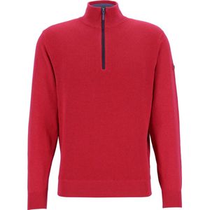 Redmond - Heren Trui - Rood - 100% Katoen - Licht Getailleerd