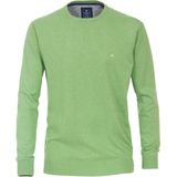 Redmond - Heren Trui - Groen - 100% Katoen - Licht Getailleerd