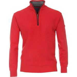 Redmond - Schipperstrui - Rood - Katoen - Opstaande Kraag