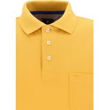 Redmond regular fit poloshirt - geel