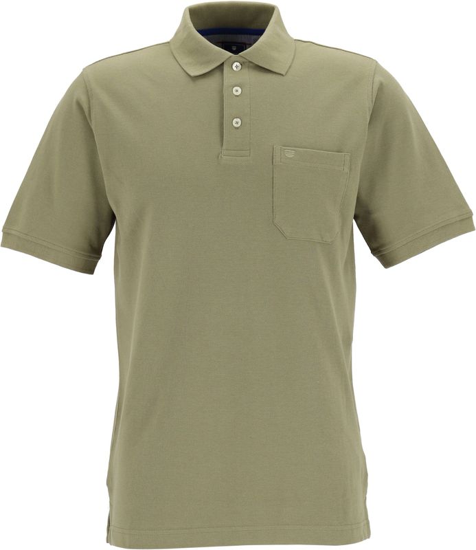 Redmond regular fit poloshirt - olijfgroen