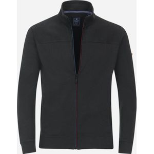 Redmond heren sweatvest katoen, opstaande kraag, grijs (middeldik)