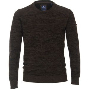 Redmond - Heren Trui - Bruin - O-hals - Katoen