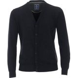 Redmond heren vest katoen - V-hals - blauw (middeldik)