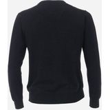 Redmond - Heren Vest - Blauw - Katoen - V-hals - Middeldik