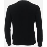 Redmond - Vest - Zwart - Katoen - V-hals - Middeldik