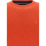 Redmond - Heren Trui - Oranje - 100% Katoen - Licht Getailleerd