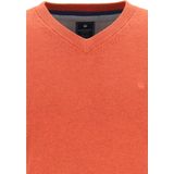 Redmond - Heren Trui - Oranje - 100% Katoen - Licht Getailleerd