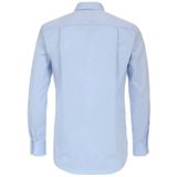 Redmond - Comfort Fit Overhemd - Blauw - Poplin - Lange Mouwen