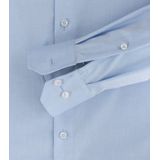 Redmond - Comfort Fit Overhemd - Blauw - Poplin - Lange Mouwen