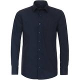 Redmond - Comfort Fit Overhemd - Blauw - Popeline - Strijkvriendelijk