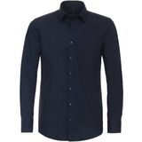 Redmond - Comfort Fit Overhemd - Blauw - Popeline - Strijkvriendelijk