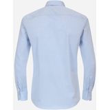 Redmond modern fit overhemd - popeline - blauw - Strijkvriendelijk - Boordmaat: 37 - 38