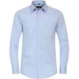 Redmond modern fit overhemd - popeline - blauw - Strijkvriendelijk - Boordmaat: 37 - 38