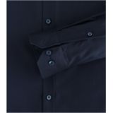 Redmond - Slim Fit - Overhemd - Blauw - 100% Katoen - Strijkvriendelijk - Boordmaat: 37 - 38