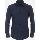 Redmond - Slim Fit - Overhemd - Blauw - 100% Katoen - Strijkvriendelijk - Boordmaat: 37 - 38