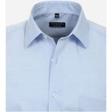Redmond - Overhemd - Korte Mouwen - Blauw - Poplin - Comfort Pasvorm
