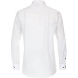 Redmond - Comfort Fit Overhemd - Wit - Popeline - Strijkvriendelijk