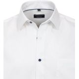 Redmond - Comfort Fit Overhemd - Wit - Popeline - Strijkvriendelijk