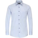 Redmond - Comfort Fit - Overhemd - Blauw - Popeline - Strijkvriendelijk