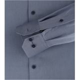 Redmond - Comfort Fit Overhemd - Blauw - Poplin - Lange Mouwen